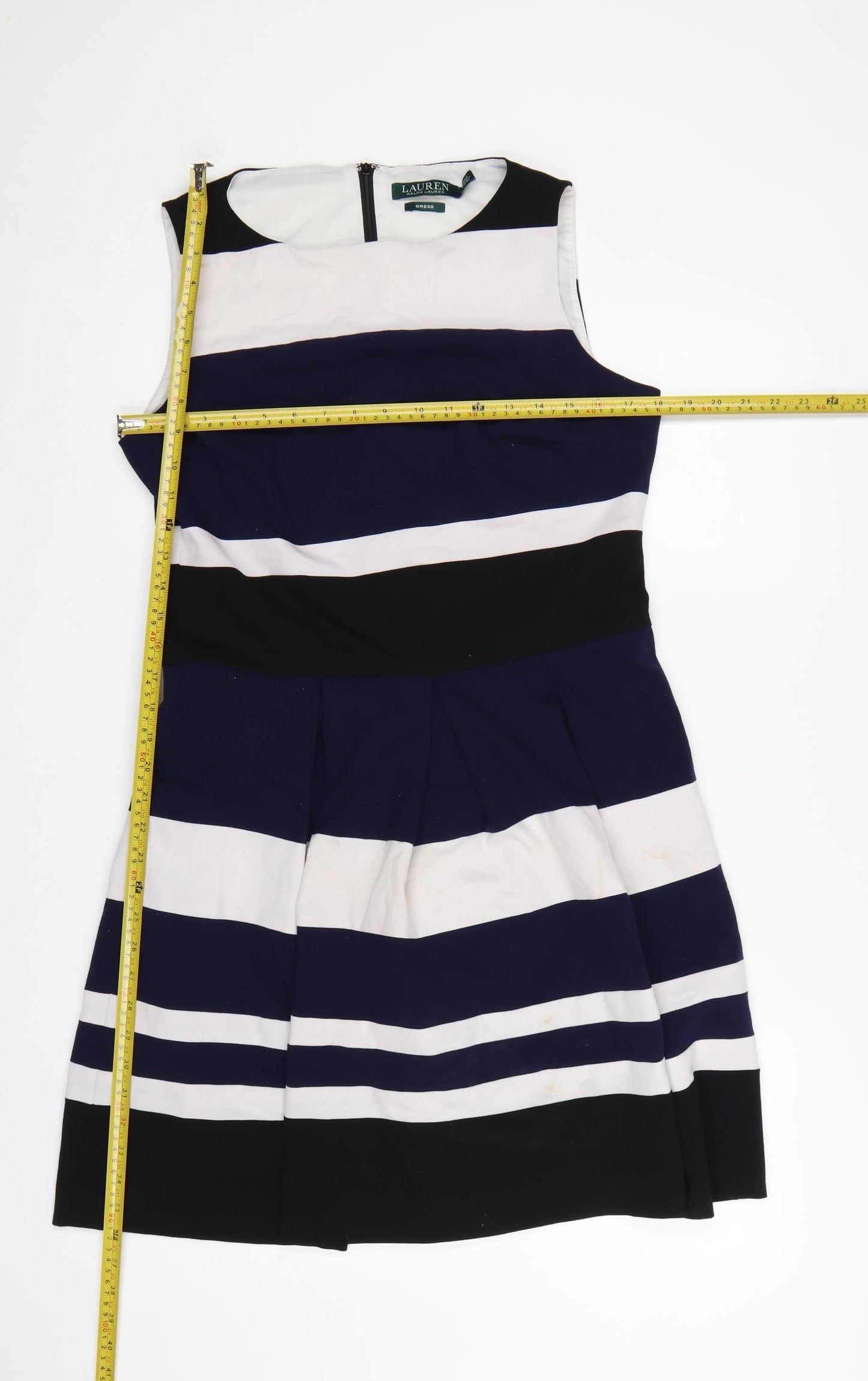 Lauren Ralph Lauren Women’s Multicoloured Knee Length Fit & Flare Dress Size 10