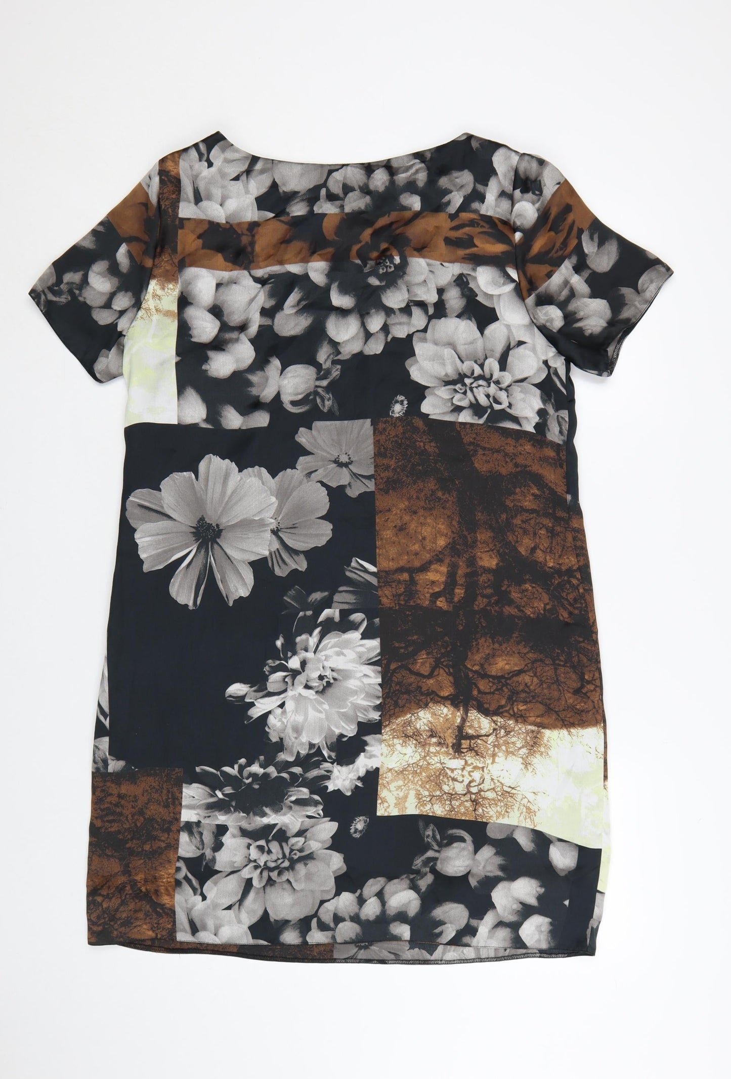 Phase Eight Women's Multicoloured Floral Shift Dress Size 14