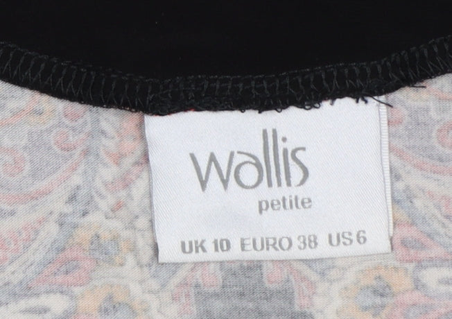 Wallis Petite Multicoloured Paisley Midi Tank Dress UK 10