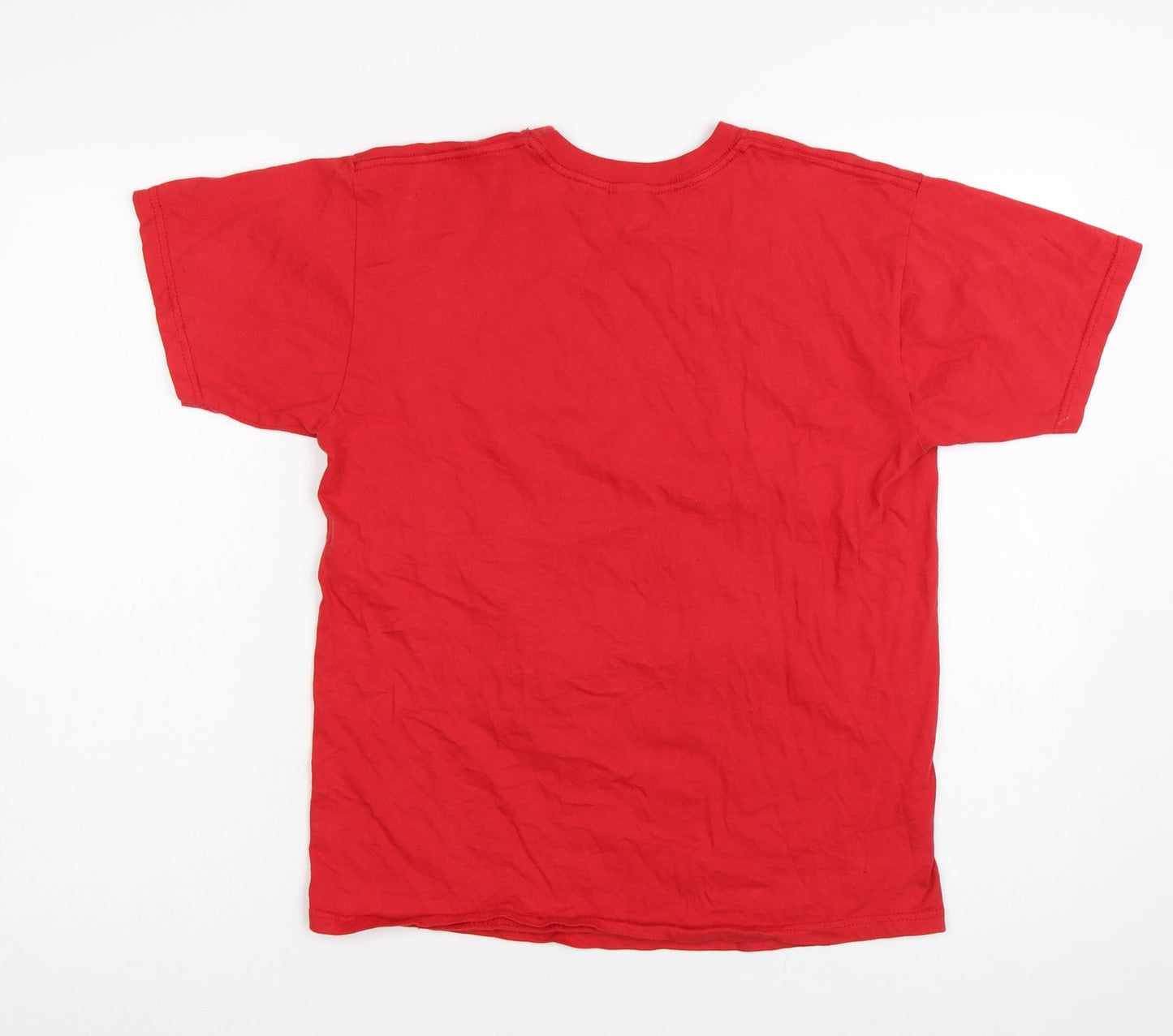 Marvel Men's Red Captain America Graphic T-Shirt Medium