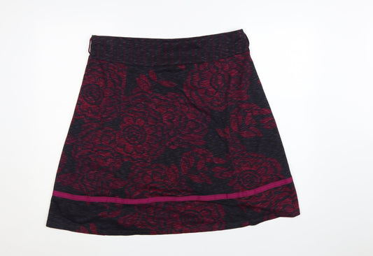 Marks and Spencer Per Una Women’s Pink Floral A-Line Skirt Size 16