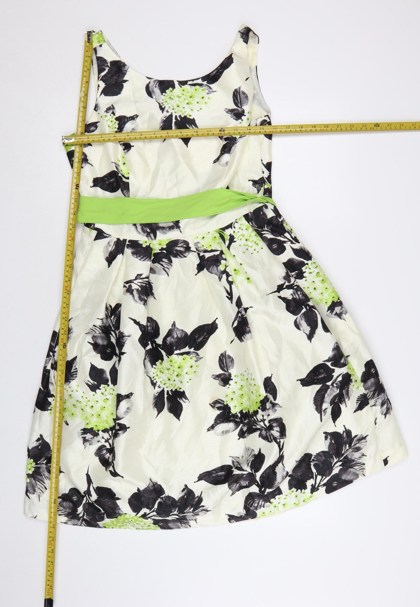 Jessica Howard Women’s Ivory Floral Fit & Flare Dress Size 10