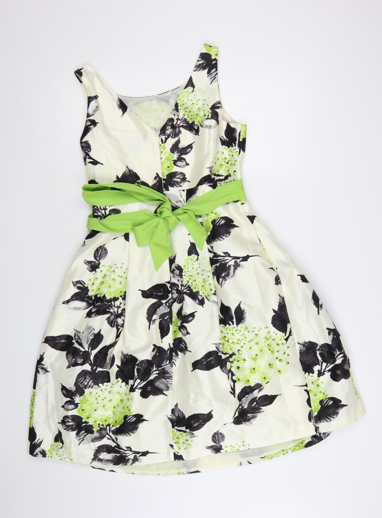 Jessica Howard Women’s Ivory Floral Fit & Flare Dress Size 10