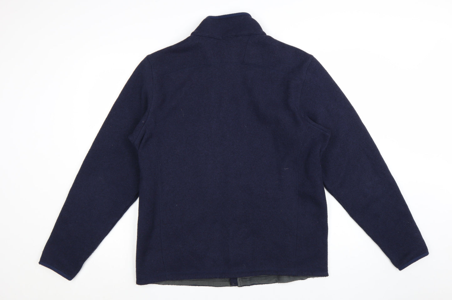 The North Face Men's Blue Full Zip Fleece Jacket Size L