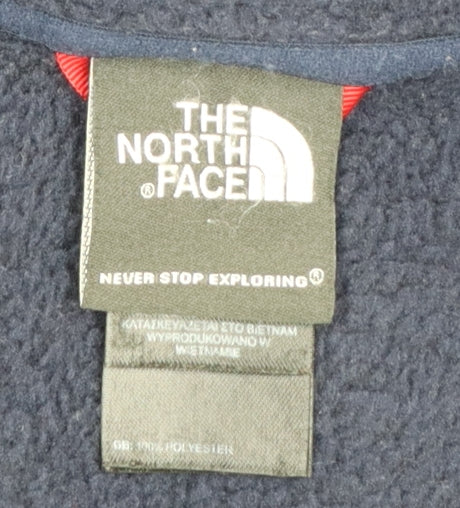 The North Face Men's Blue Full Zip Fleece Jacket Size L