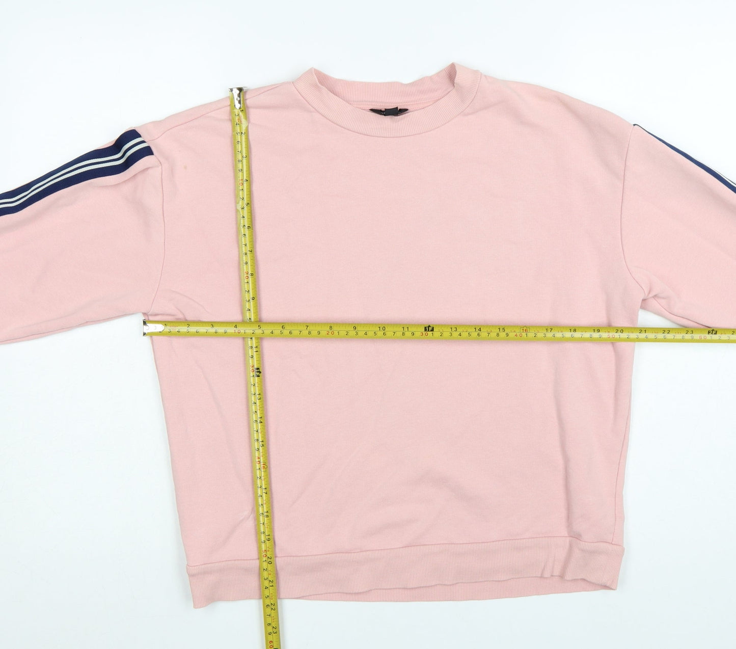 Topshop Petite Pink Long Sleeve Pullover Sweatshirt UK 10