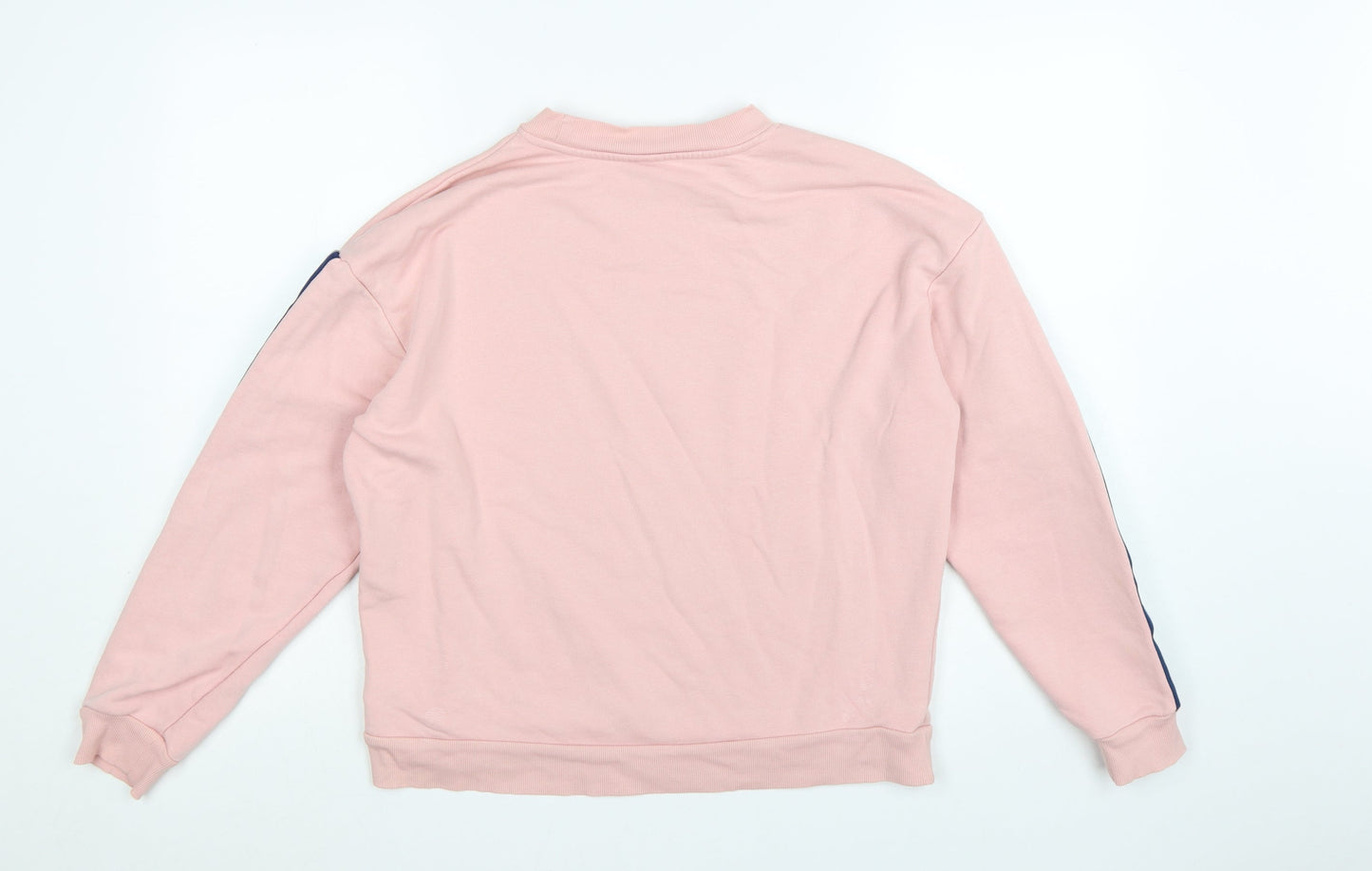 Topshop Petite Pink Long Sleeve Pullover Sweatshirt UK 10