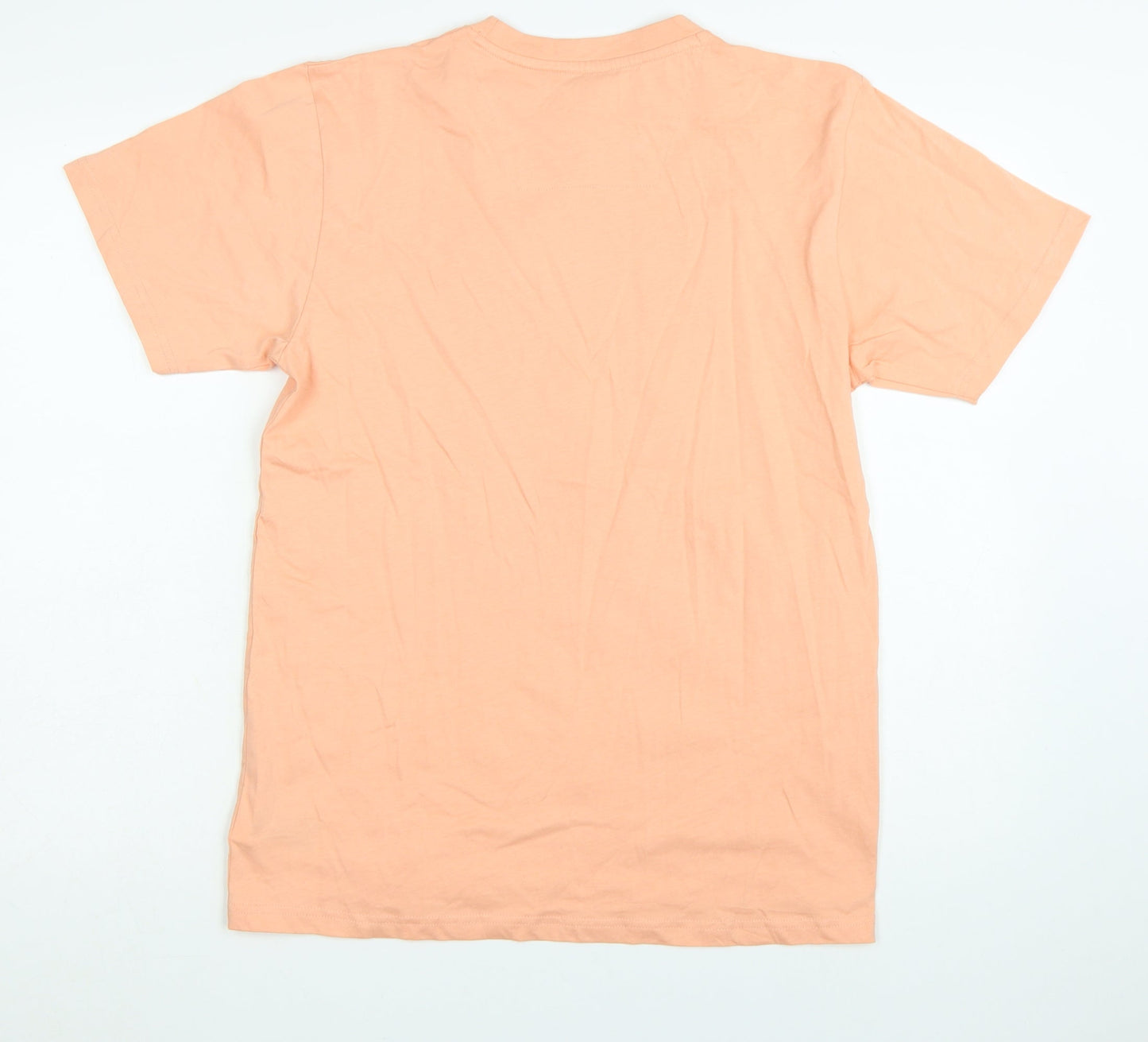 Nautica Competition Women's Peach T-Shirt UK 10 100% Cotton Short Sleeve