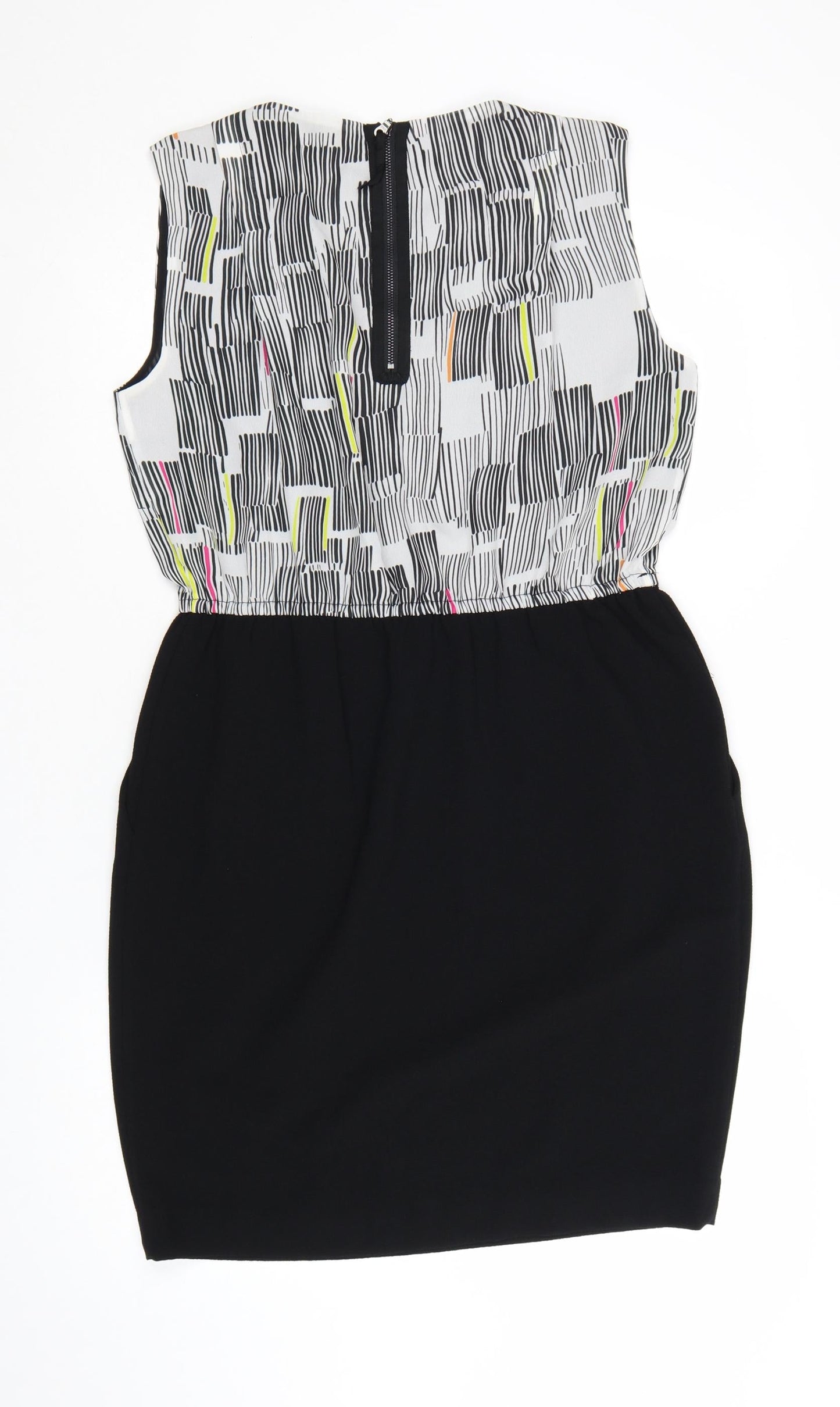 John Lewis Women’s Multicoloured Size 12 Sleeveless Sheath Dress