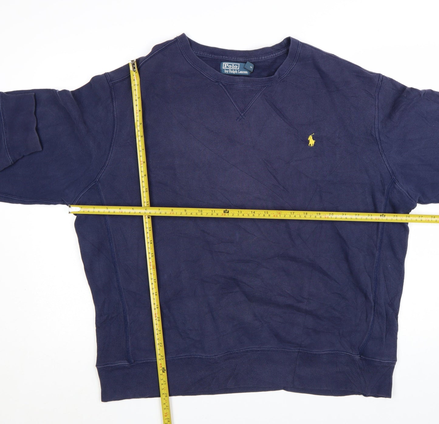 Polo Ralph Lauren Men's Blue XL Crew Neck Cotton Pullover Sweatshirt