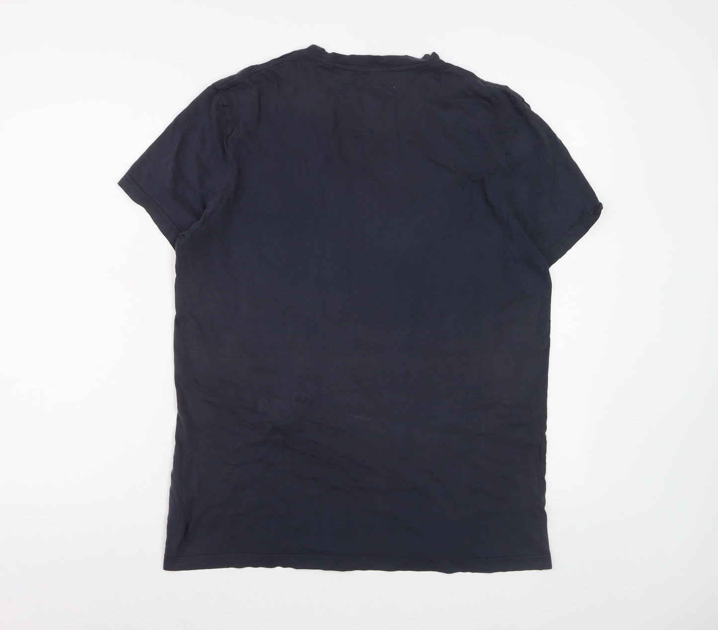 Jack Wills Men's Blue Cotton Crew Neck Short Sleeve T-Shirt M