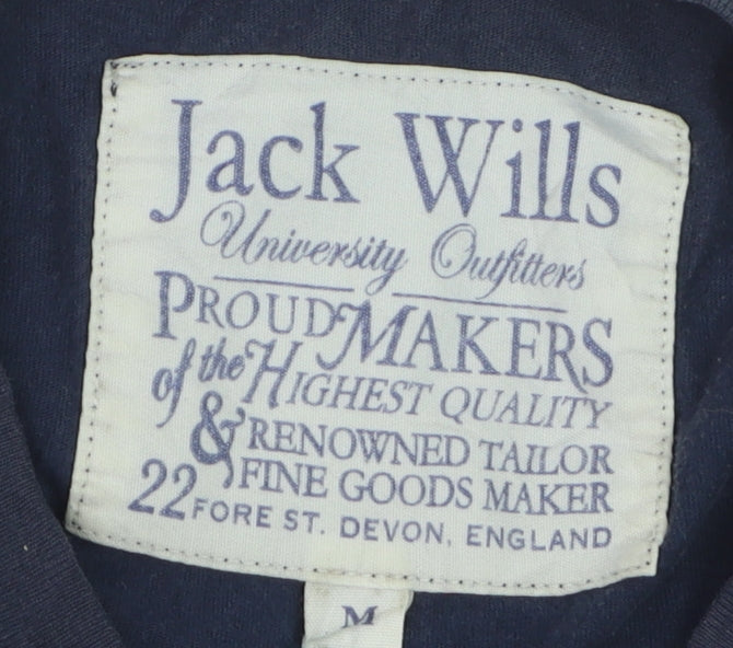 Jack Wills Men's Blue Cotton Crew Neck Short Sleeve T-Shirt M