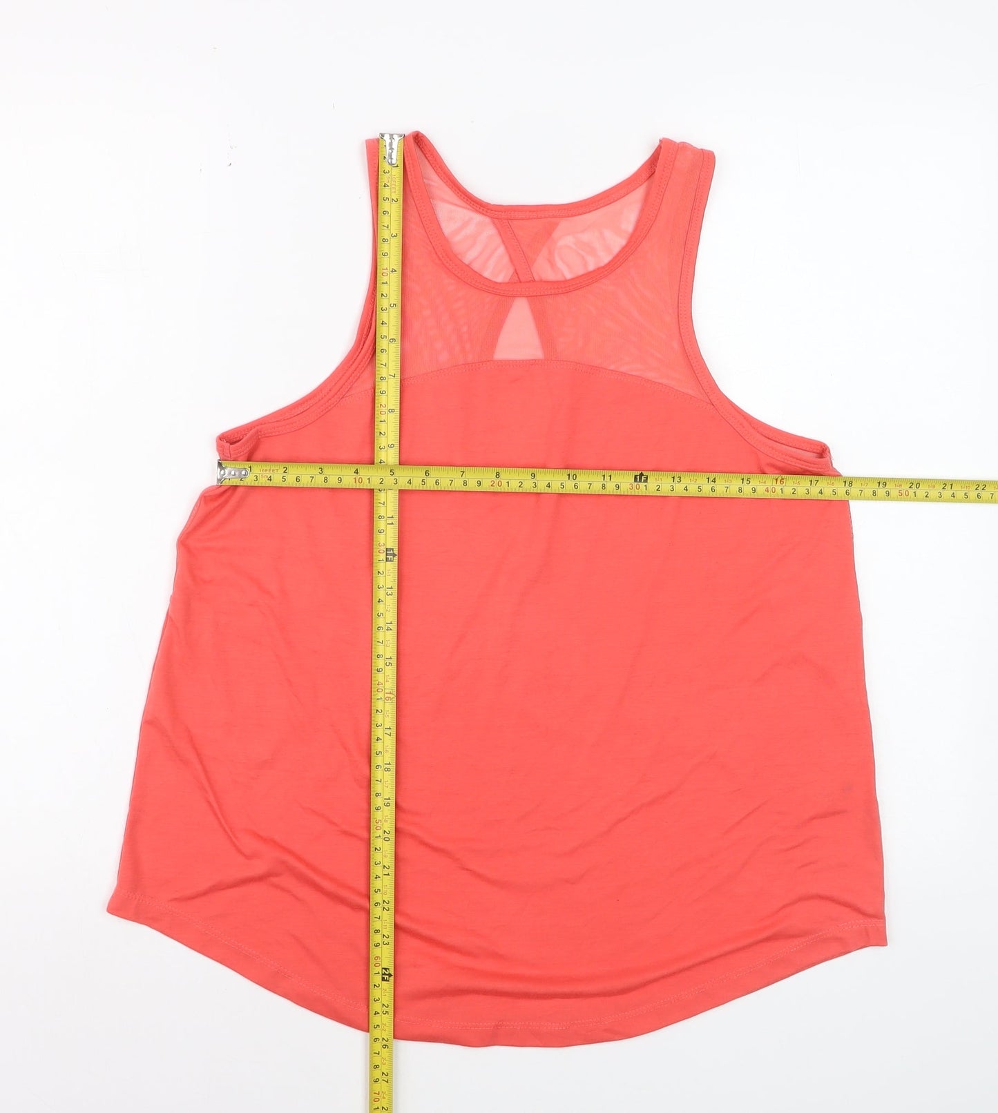 Crane Women’s Pink Racerback Tank Top Size 12-14 Lightweight Activewear