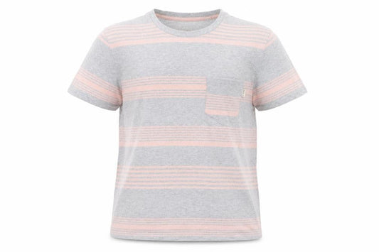 Jack Wills Men’s Grey Striped Cotton T-Shirt Size M Regular Fit