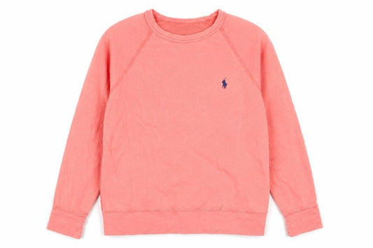 Polo Ralph Lauren Men's Pink Cotton Crew Neck Sweatshirt Size S