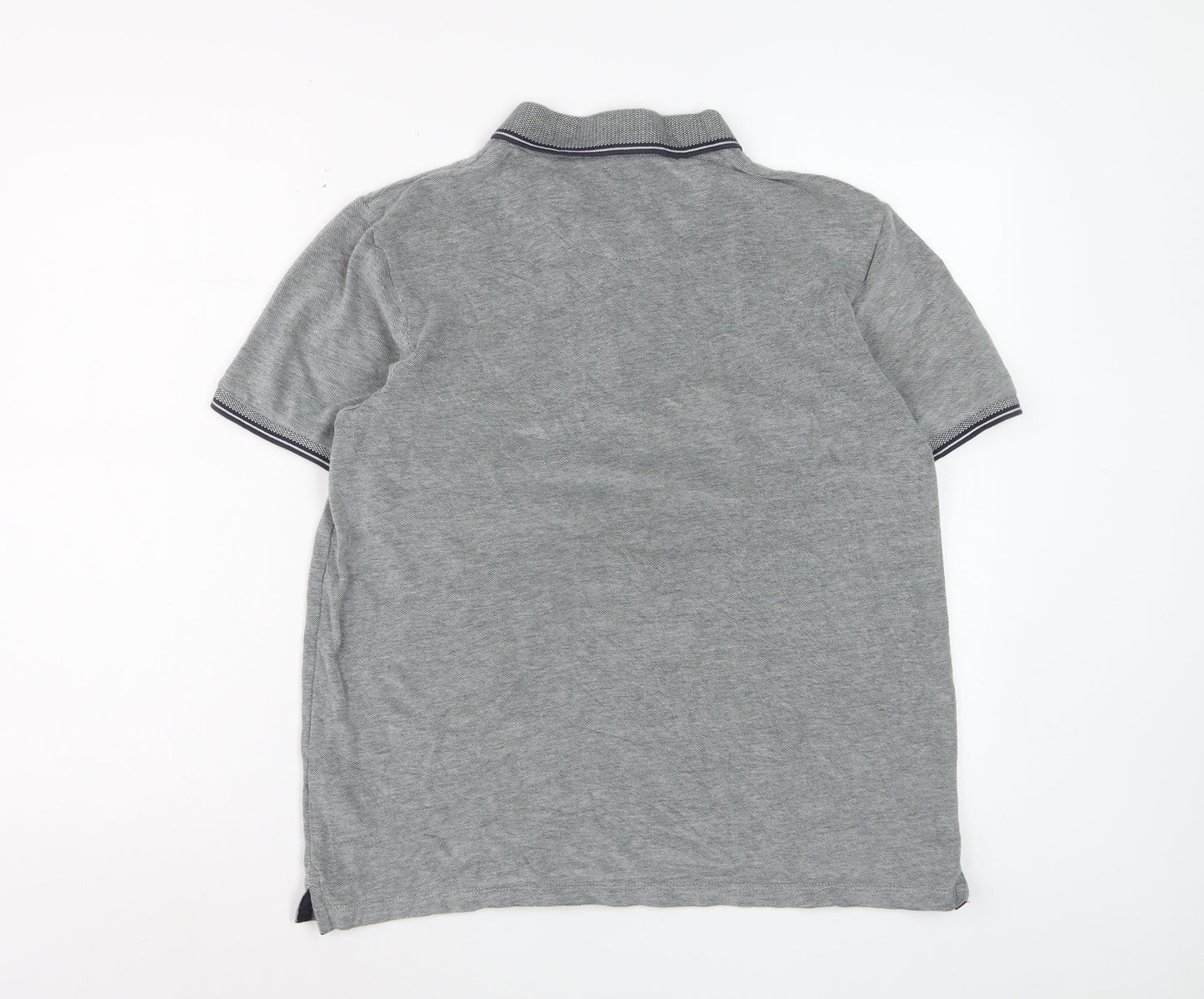 Burton Menswear London Grey Regular Fit Polo Shirt Size L