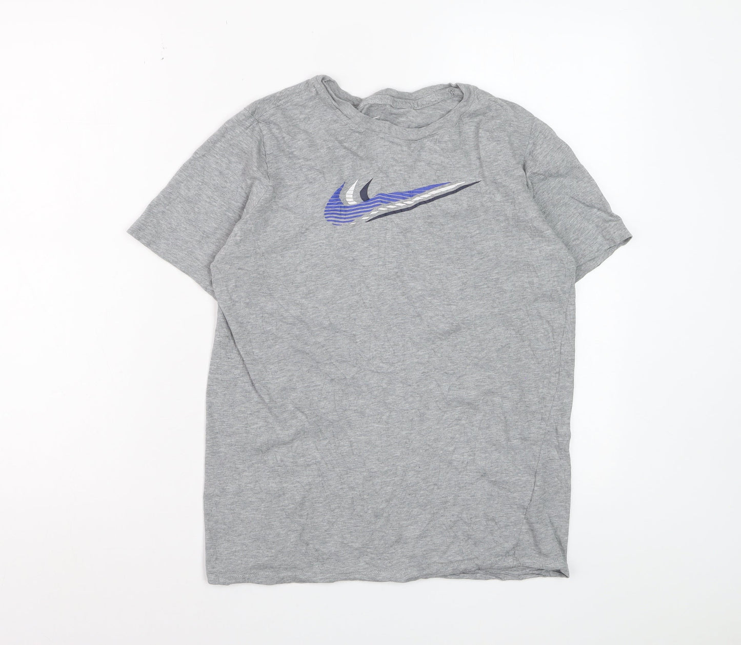 Nike Boys Grey XL Sports Graphic Cotton T-Shirt