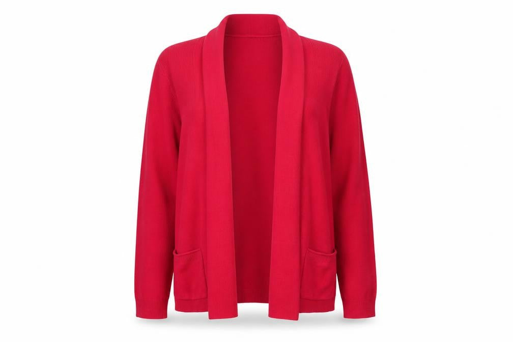 BHS Womens Pink Acrylic Long Sleeve Open Cardigan Size 18