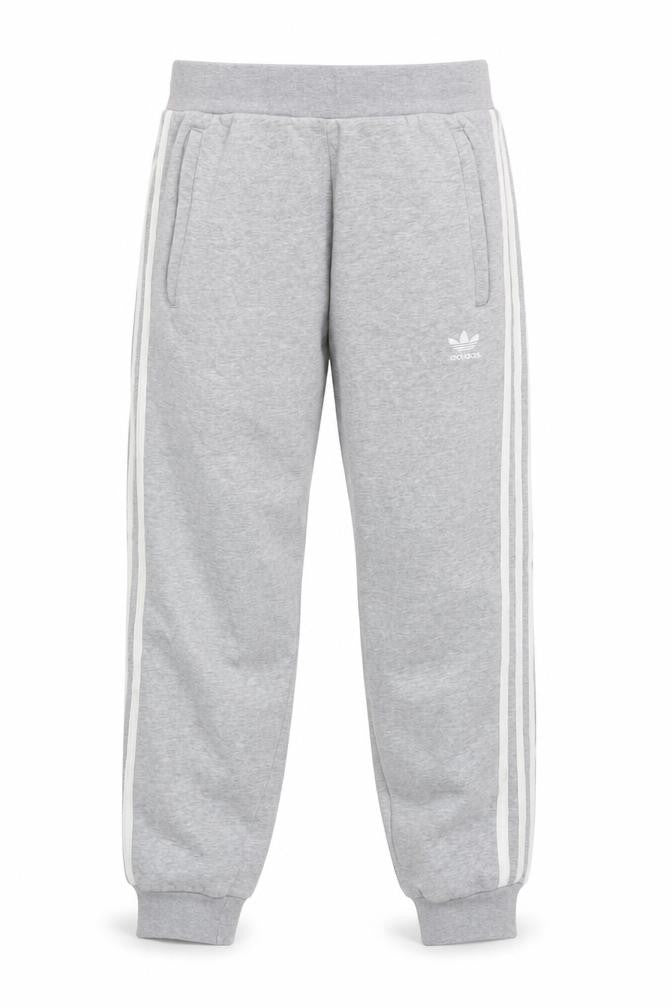 Adidas Women Grey Sweatpants M Joggers Cotton Blend Casual Sportswear