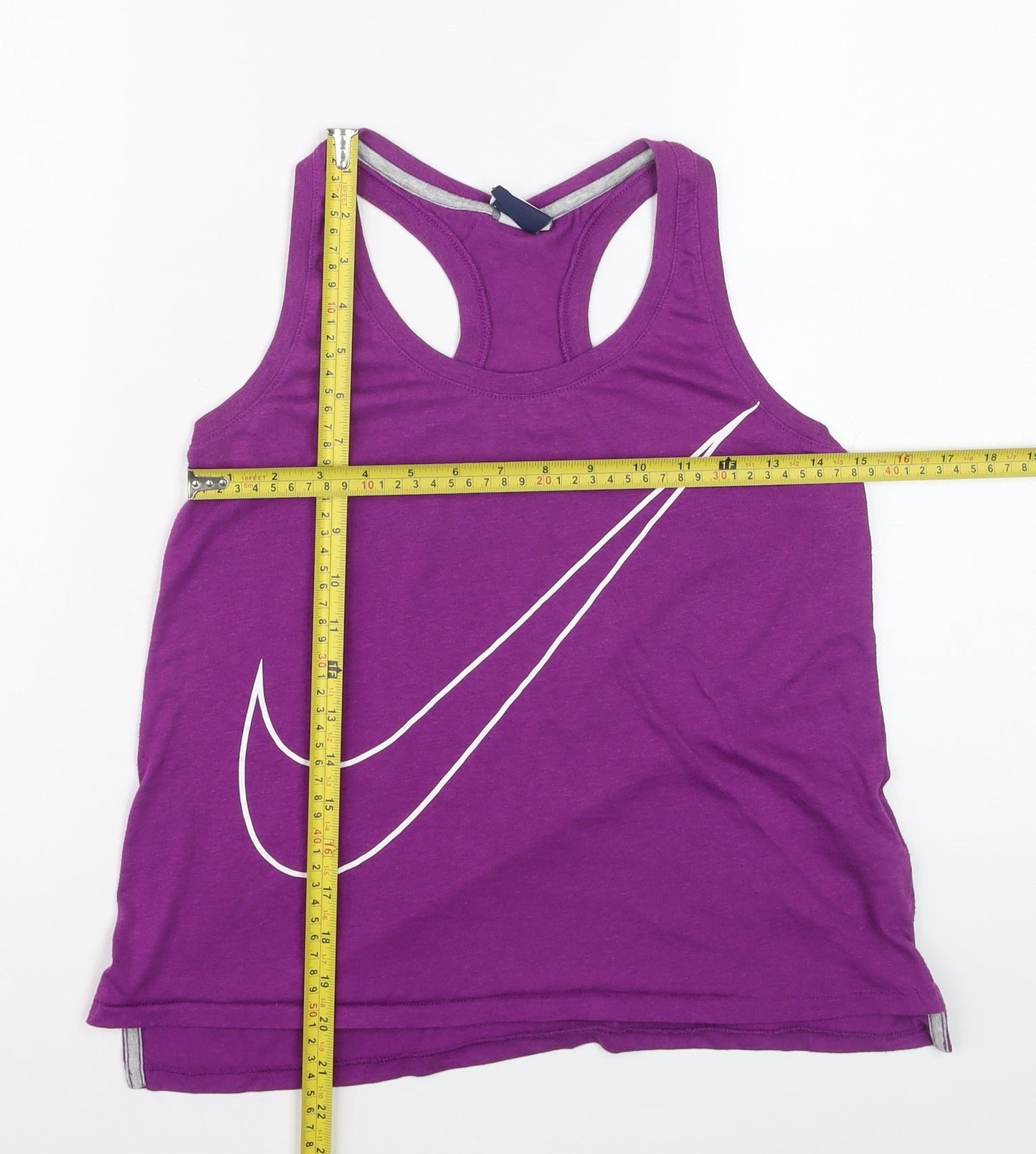 Nike Women's Purple Racerback Tank Top Size S Lightweight Activewear
