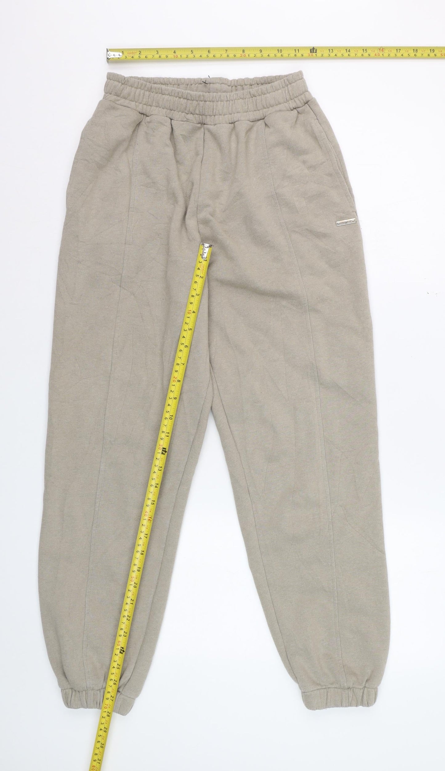 The Couture Club Women’s Beige Jogger Trousers XXS Elastic Waist