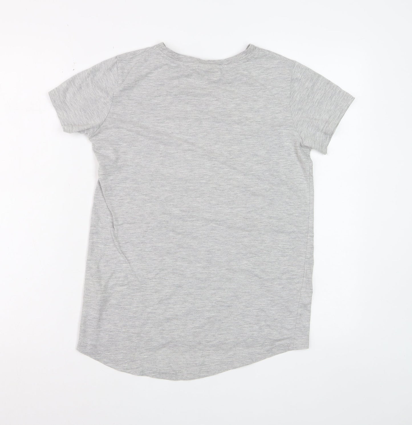 Harry Potter Girls Grey Sequin Crest Short Sleeve T-Shirt 12-13 Years
