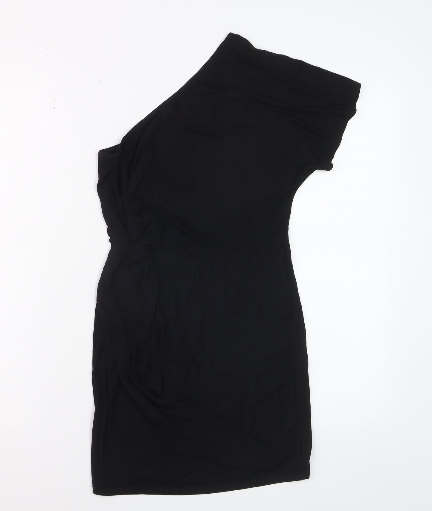 ASOS Women’s Black One Shoulder Bodycon Dress Size 8