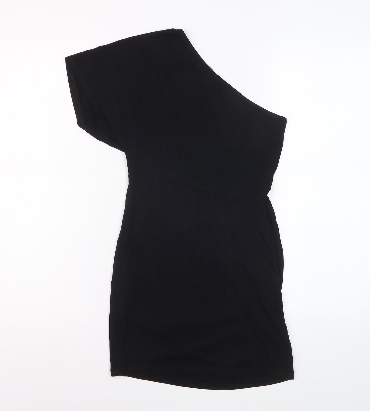 ASOS Women’s Black One Shoulder Bodycon Dress Size 8