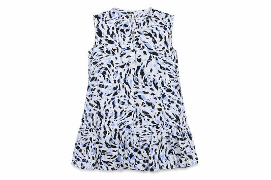 Hush Women's Multicoloured Animal Print Sleeveless Tunic Blouse Size 12