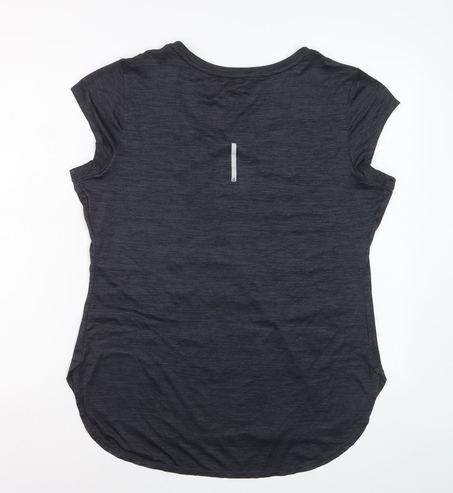 Reebok Womens Black XL Activewear T-Shirt Lightweight Gym Top