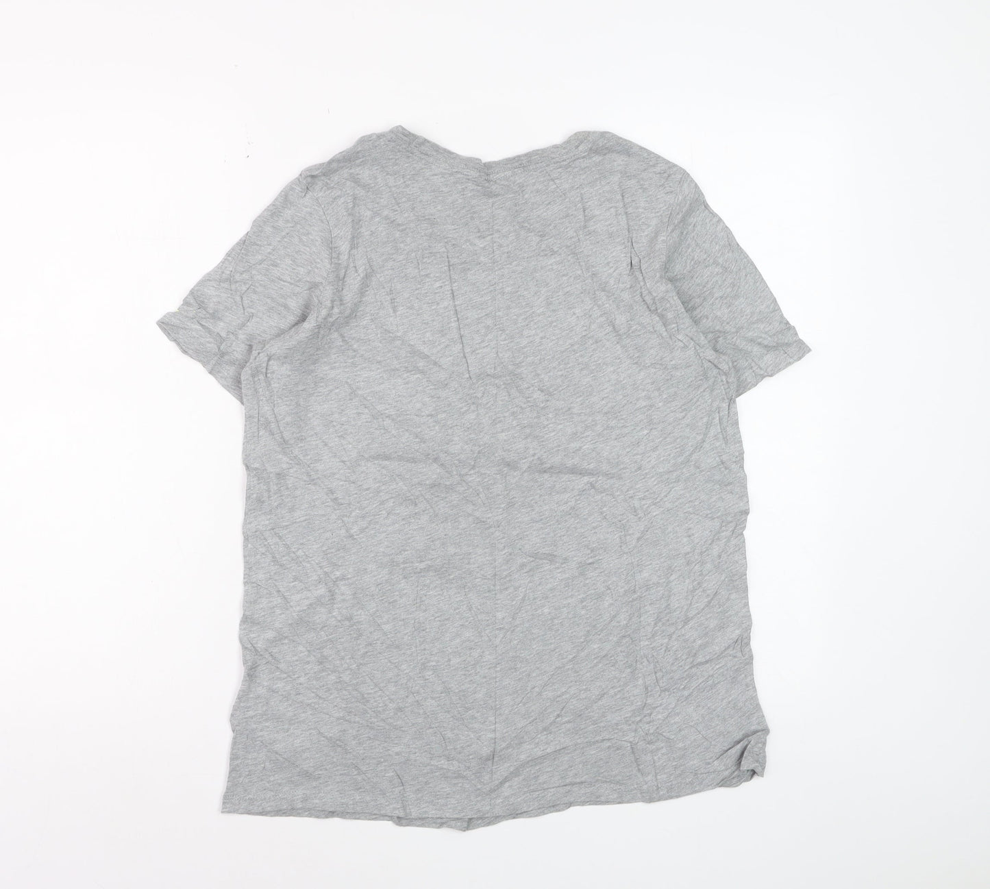 Nike Boys Grey Athletic Fit Logo T-Shirt Size 13-15 Years