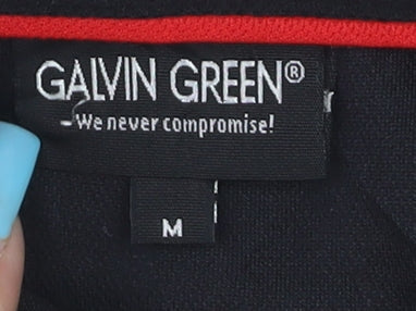 Galvin Green Men's Black Ventil8 Polo Shirt Size M Performance Golfwear