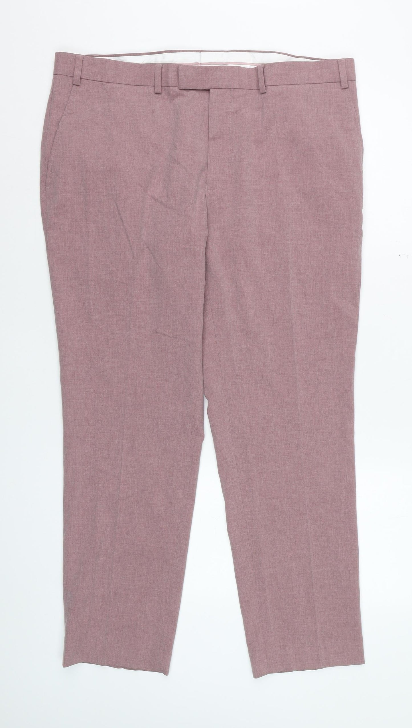 Marks and Spencer Men’s Pink Classic Dress Pants 38W 29L