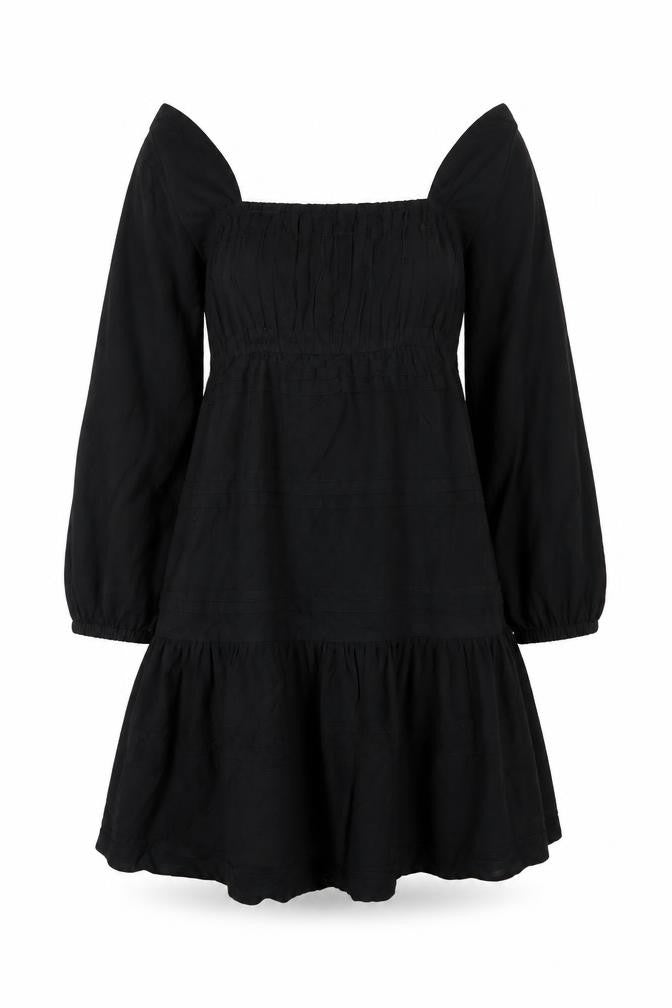 Marks & Spencer Women’s Black Size 6 Fit & Flare Short Dress