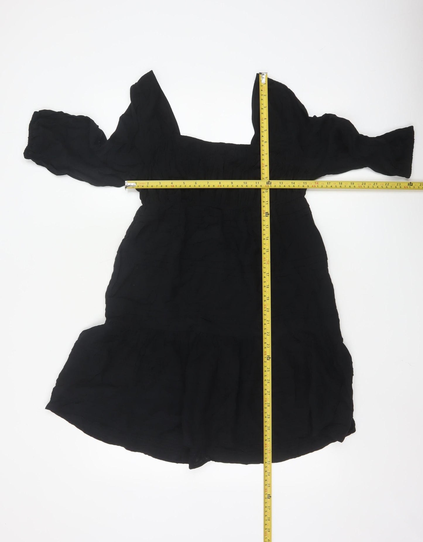 Marks and Spencer Women’s Black Size 6 Fit & Flare Short Dress