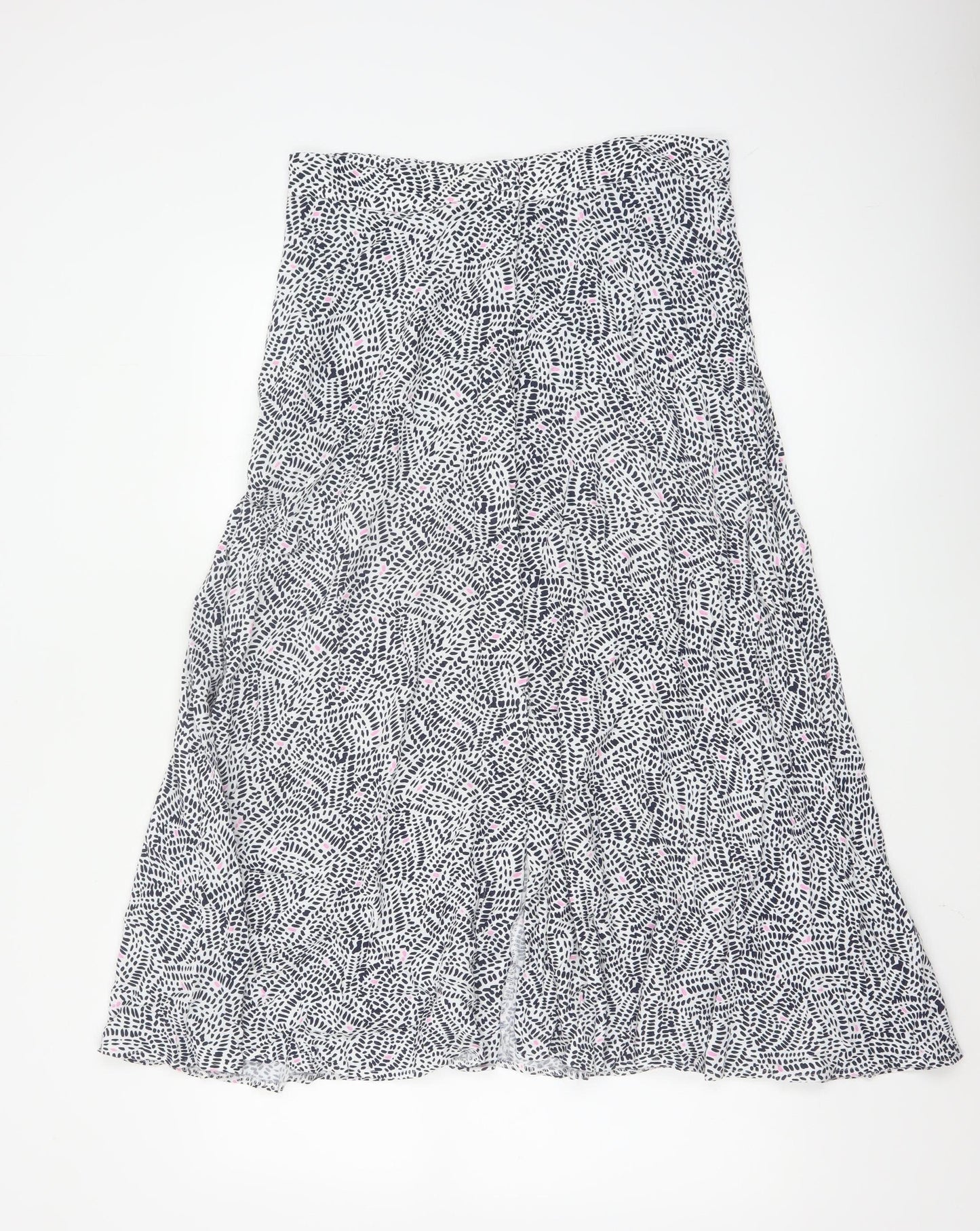 Marks and Spencer Women's Multicoloured A-Line Midi Skirt Size 12
