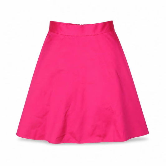 Coast Women’s Hot Pink A-Line Satin Knee Length Skirt UK 6