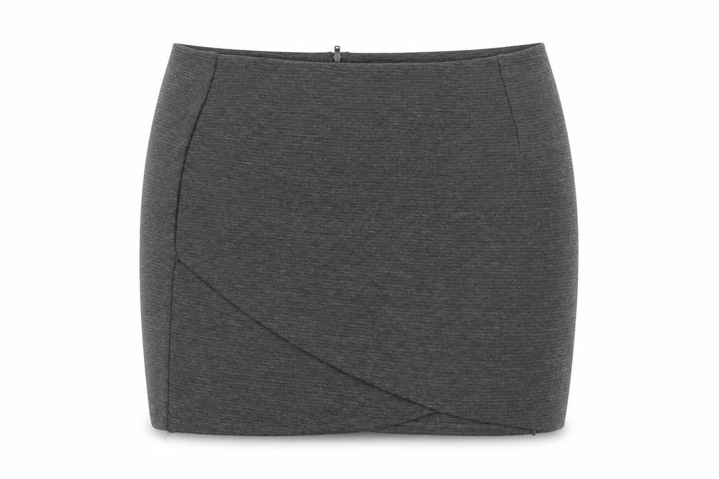 Pepperberry Women's Grey Size 18 Pencil Short Skirt
