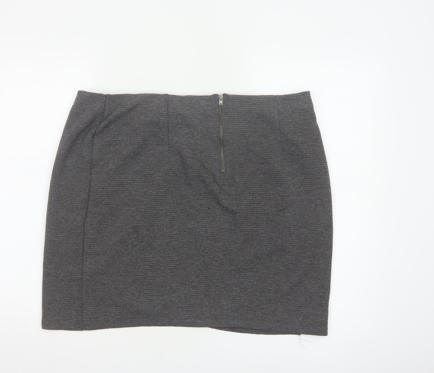 Pepperberry Women's Grey Size 18 Pencil Short Skirt
