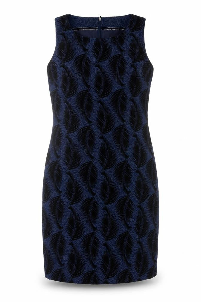 White Stuff Women's Blue Sleeveless Sheath Dress Size 8