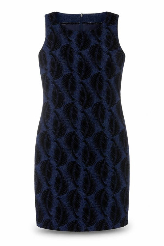 White Stuff Women's Blue Sleeveless Sheath Dress Size 8