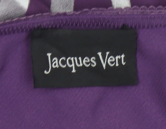 Jacques Vert Women's Purple A-Line Midi Skirt Size 22 Viscose Blend