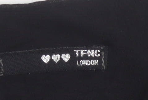 TFNC London Women's Black Sequin Short Bodycon Party Dress Size S