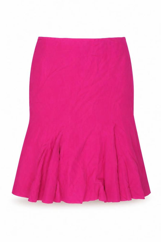 CC Women Pink Trumpet Knee Length Skirt Size 16 Lyocell Blend