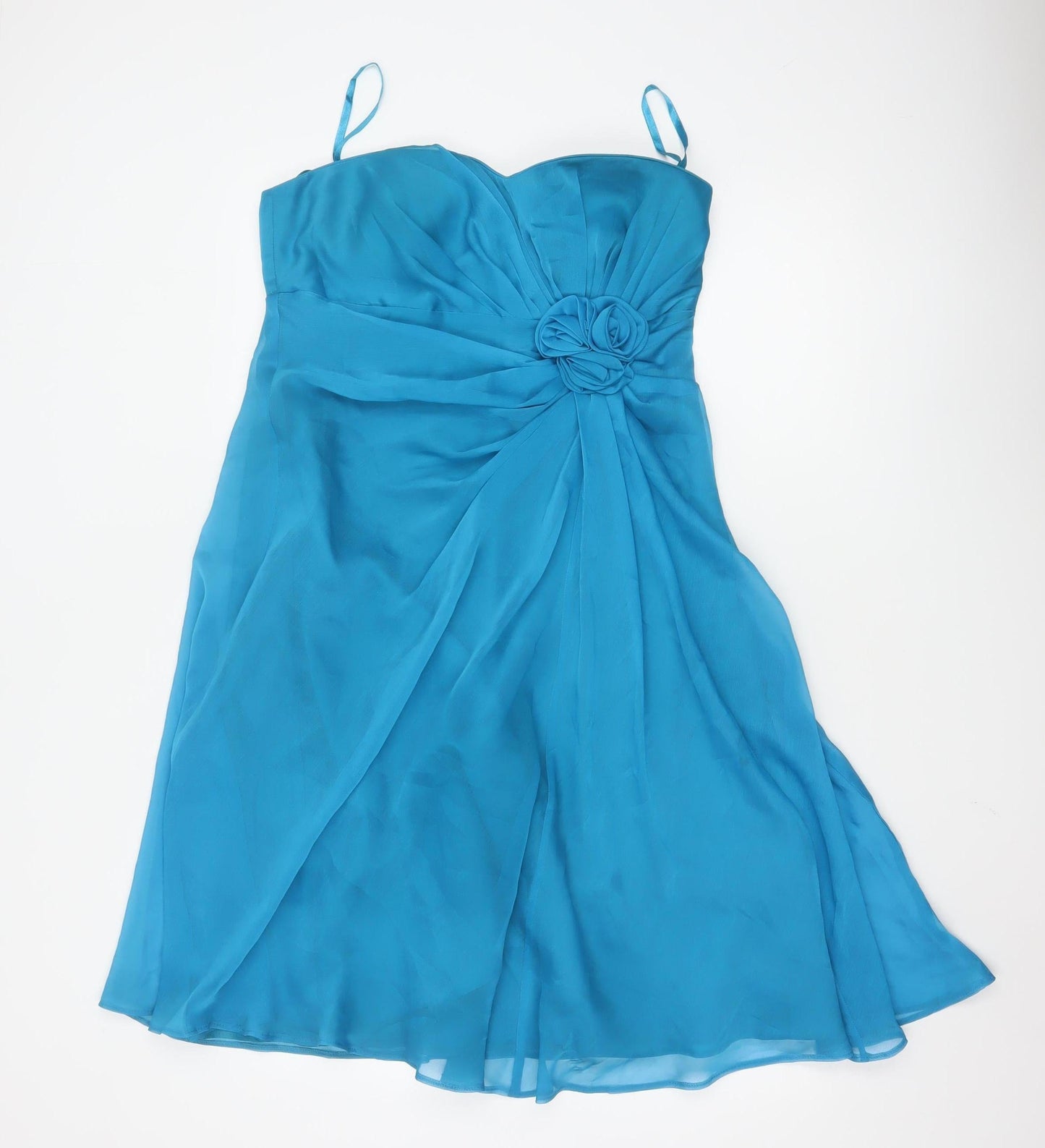 Début Women's Blue Knee Length A-Line Party Dress Size 12