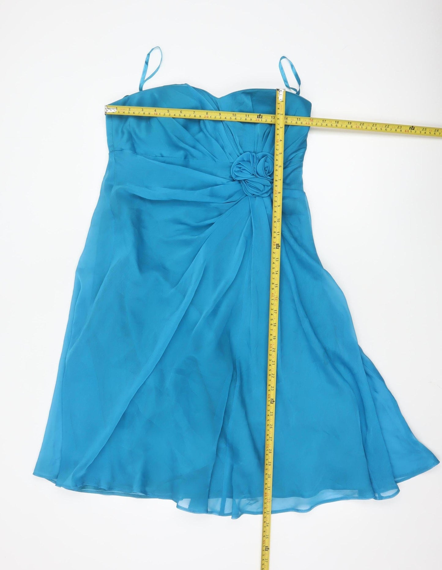 Début Women's Blue Knee Length A-Line Party Dress Size 12