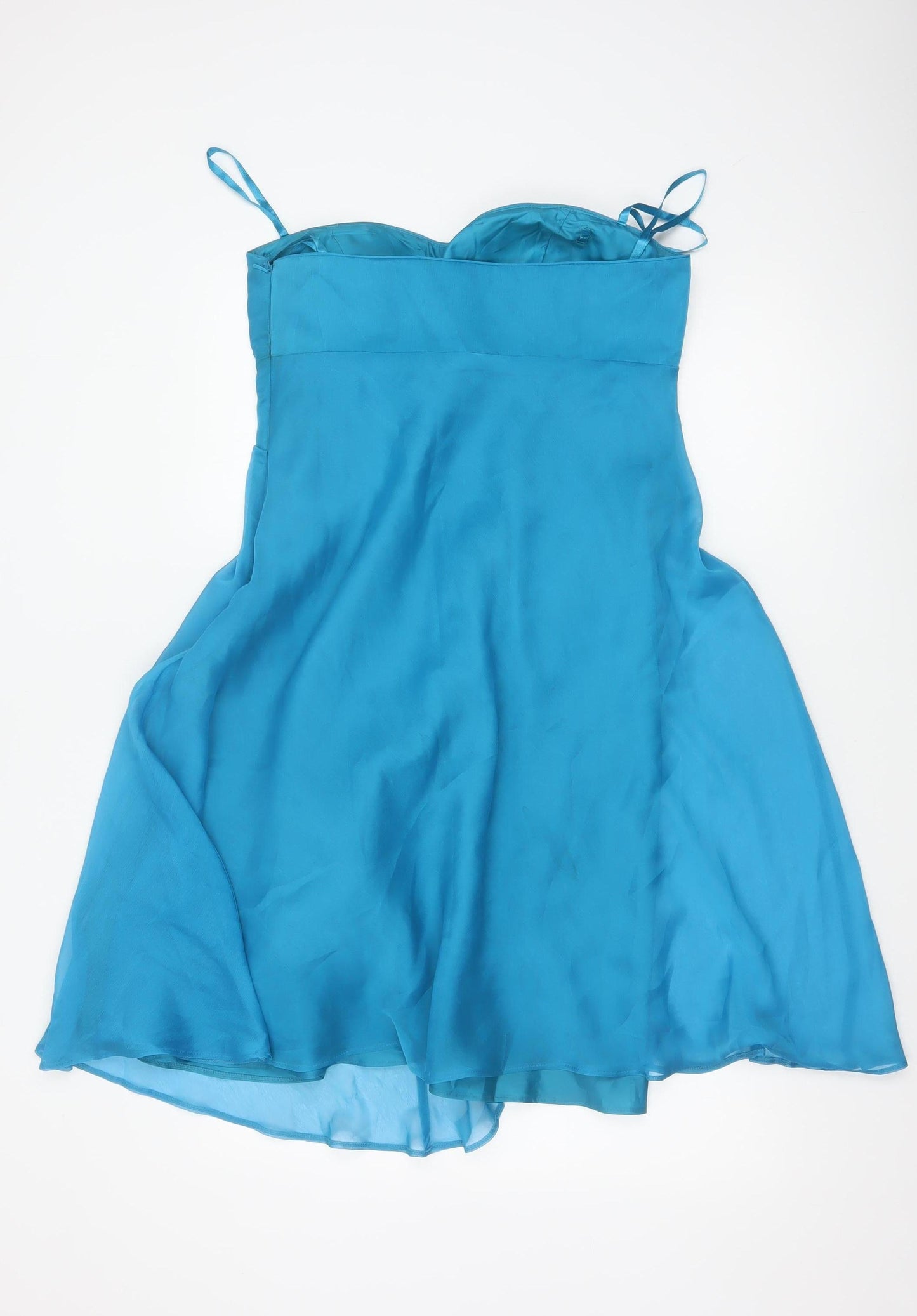 Début Women's Blue Knee Length A-Line Party Dress Size 12