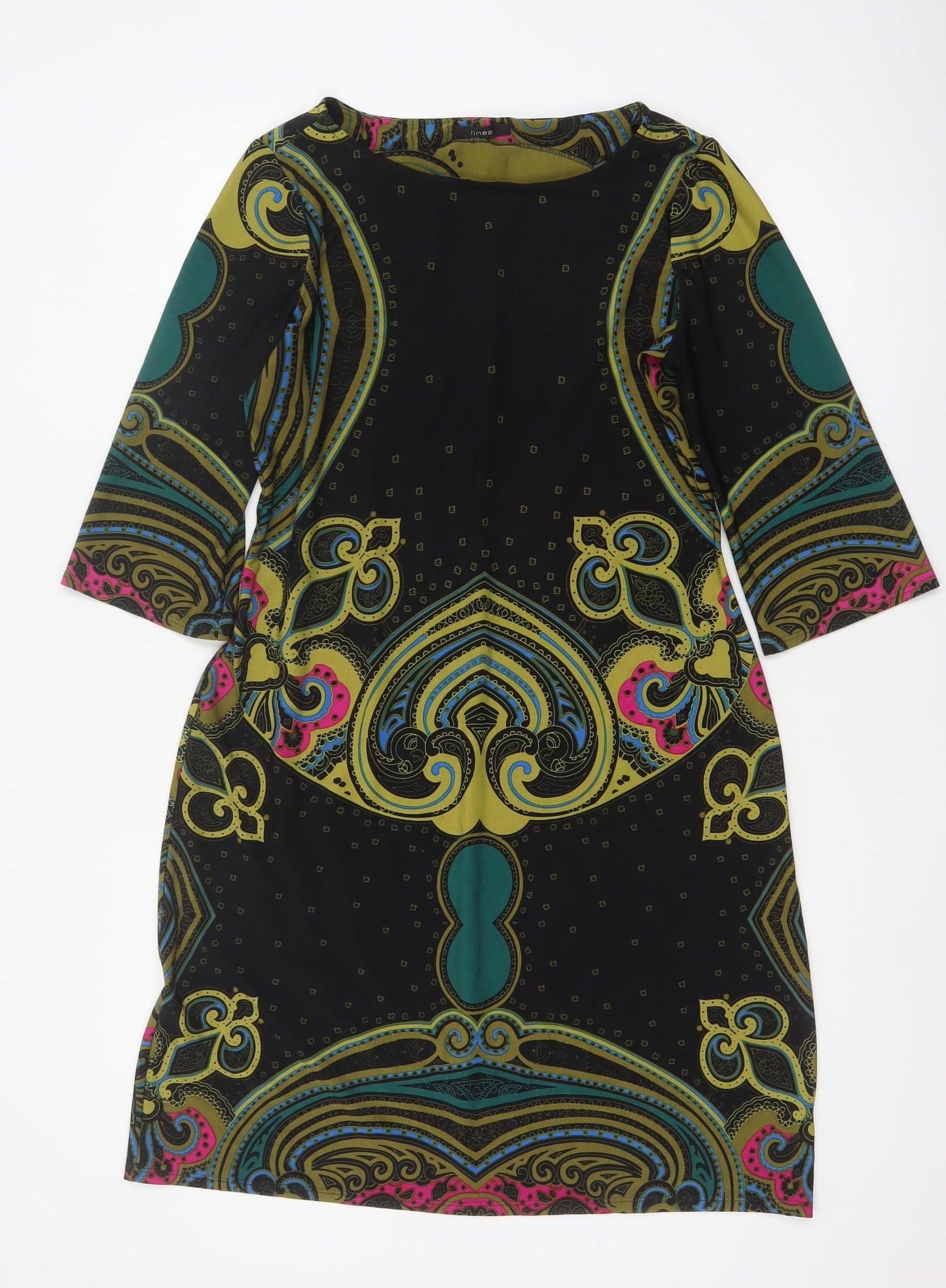 Linea Women’s Multicoloured Paisley Shift Dress Size 12