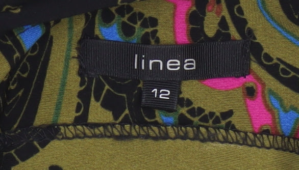 Linea Women’s Multicoloured Paisley Shift Dress Size 12