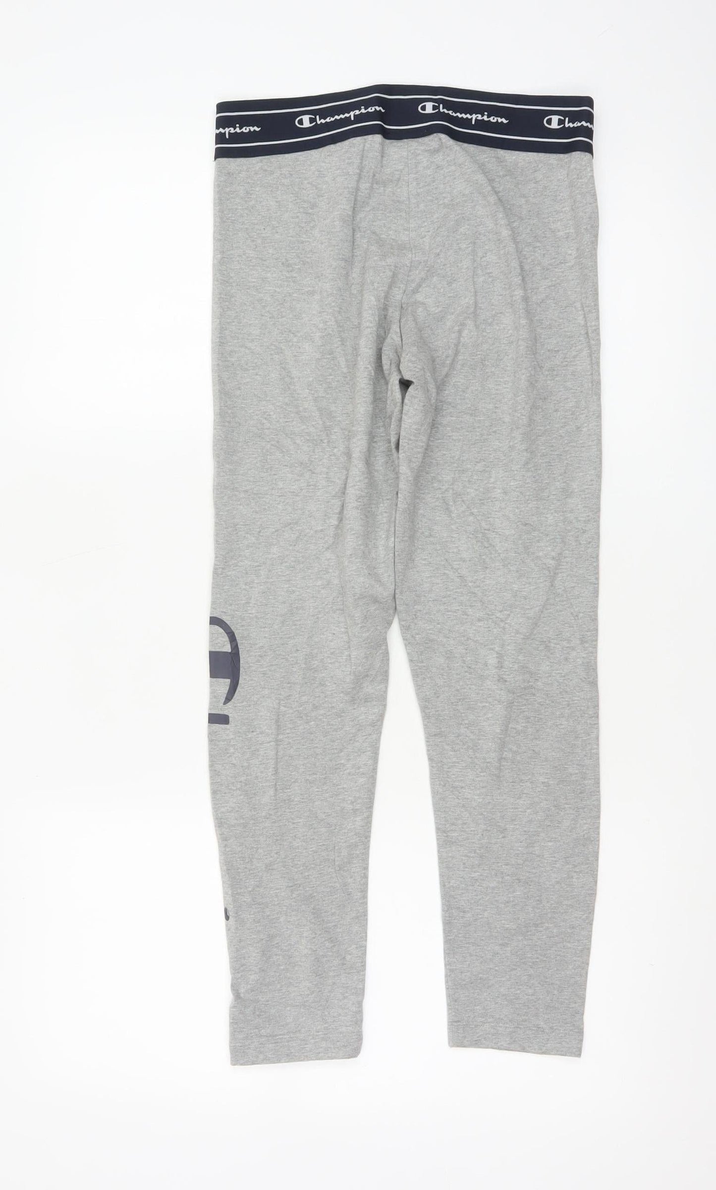 Champion Women’s Grey Small Logo Elastic Waist Leggings